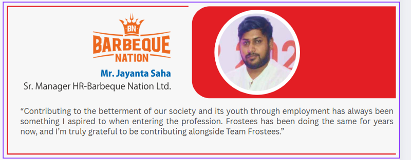 Barbeque Nation Testimonial