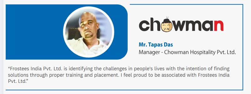 Chowman Testimonial